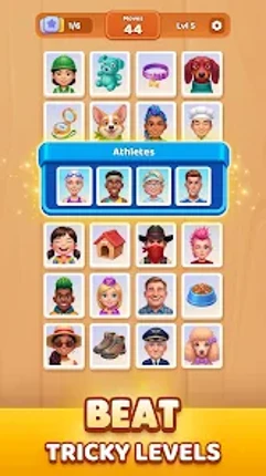 Association Match 4 Emoji Game screenshot