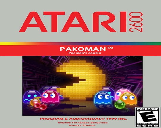 Pakoman (Atari) Game Cover