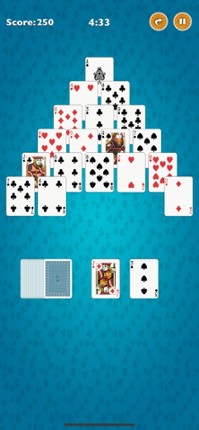 Pyramid-Solitaire screenshot
