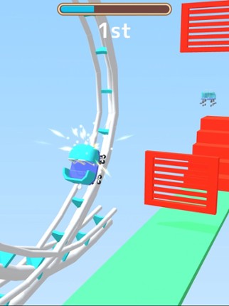Roller Coaster Race 3D screenshot