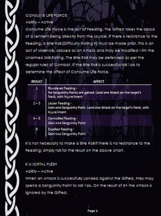 Sanguinity Descent - Vampiric Expansion for The Entombed Crown TTRPG Image