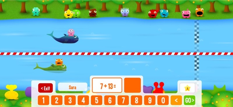 Squeebles Maths Race Image