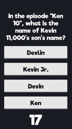 Trivia for Ben 10 screenshot