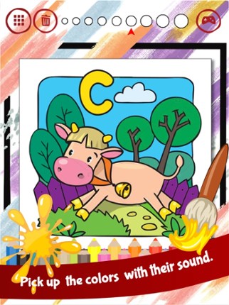 Animals alphabet Coloring Book screenshot