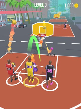 Basket Race screenshot