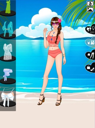 Beat the sun dress up game screenshot