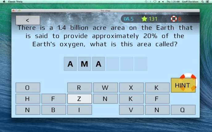 Classic Trivia screenshot