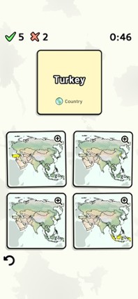 Countries of Asia Quiz screenshot