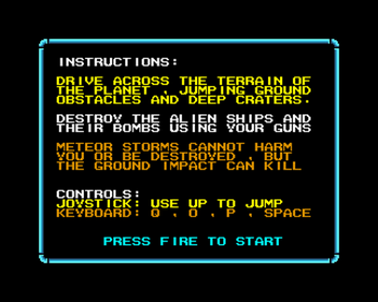 CRATER CRAWLER (ZX Spectrum Next) Image
