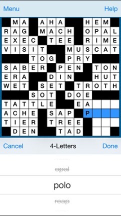 Crossword Fill-In Puzzle - Daily FLN Image