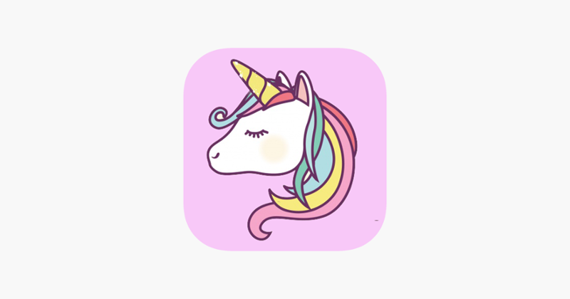 Cute Unicorn Coloring Drawing Book for Girl Image