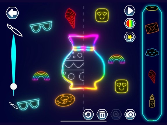 Doodle Coloring Games for Kids screenshot