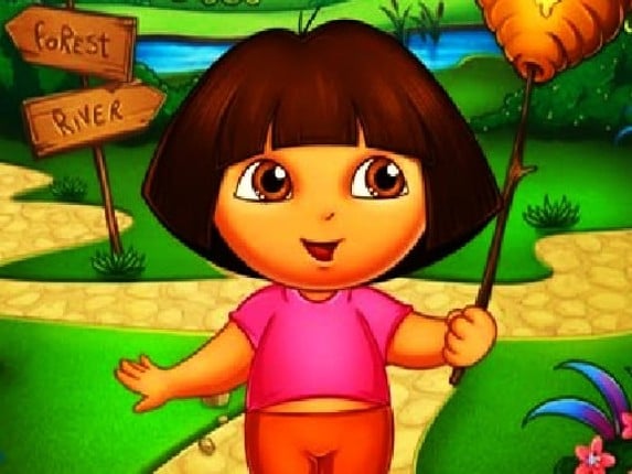 Dora The Explorer Jigsaw Puzzle Game Cover