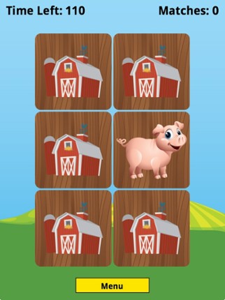 Farm Animal Picture Match screenshot