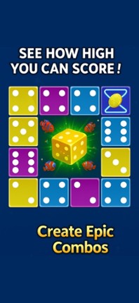 Fun 7 Dice - Merge Puzzle Lite screenshot