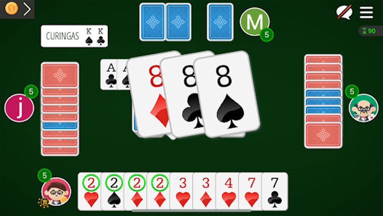 Cacheta Gin Rummy Online screenshot