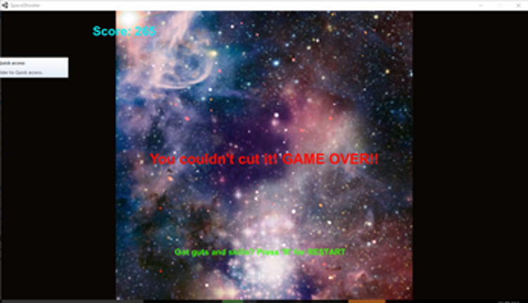 Clayton's Space Shooter screenshot