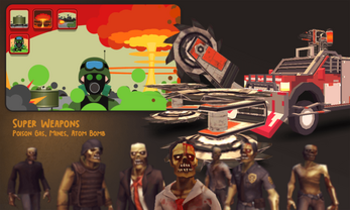 Zombie Tower Defense: Dead Wheels screenshot