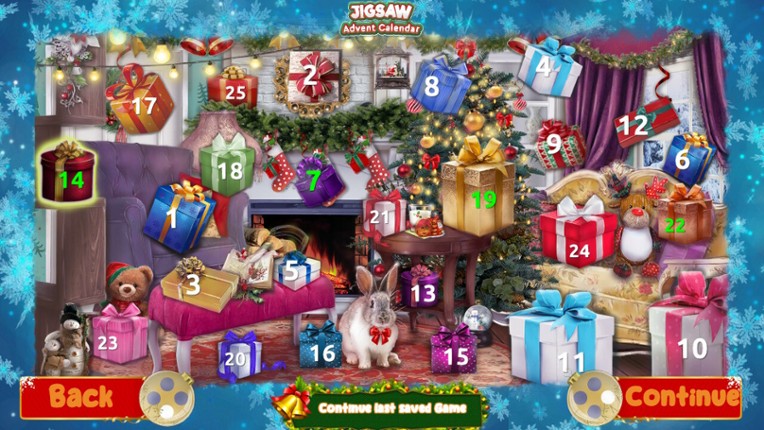 Jigsaw Advent Calendar screenshot