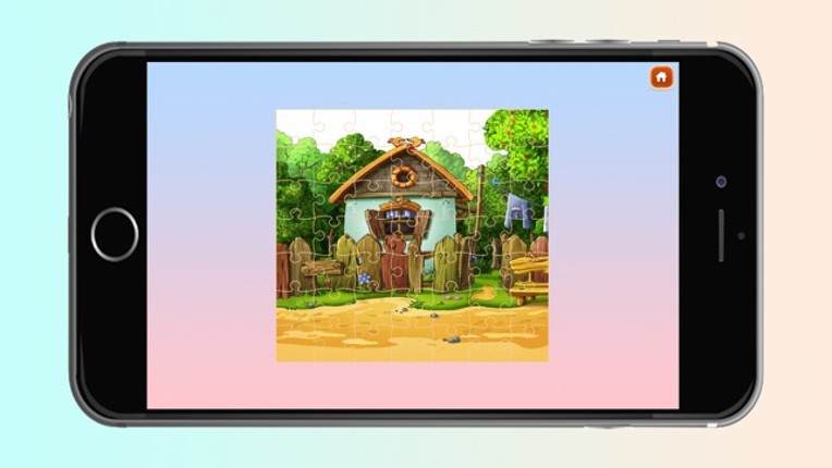 Jigsaw World Puzzle Colorful Game for Kids with Free Image