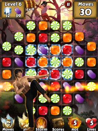Kung Fu Candy Quest - Help Master Panda battle kungfu fighting warriors Image