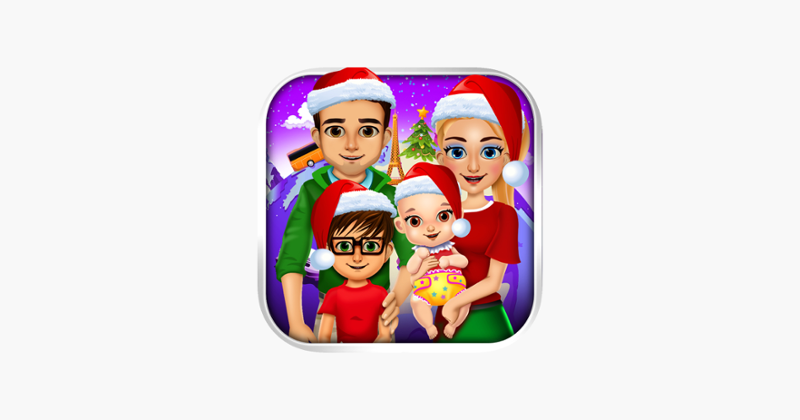 Little Christmas Santa Vacation Salon - baby xmas doctor spa games! Image