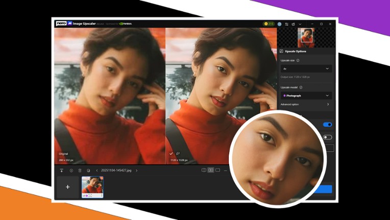 Nero AI Image Upscaler Pro screenshot