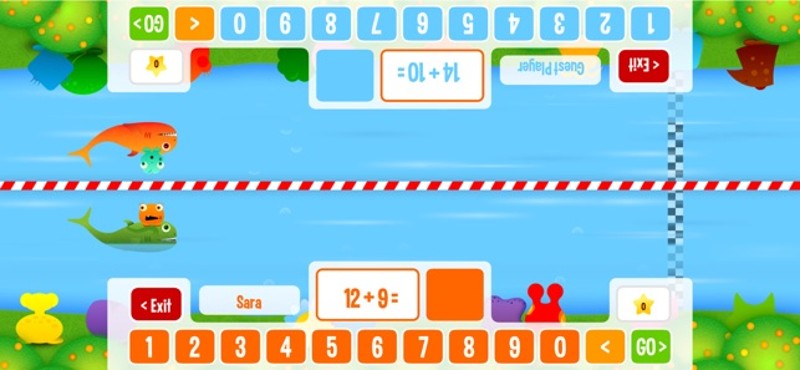 Squeebles Maths Race screenshot