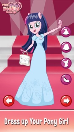 Bride Pony wedding girl princess dress up makeover Image