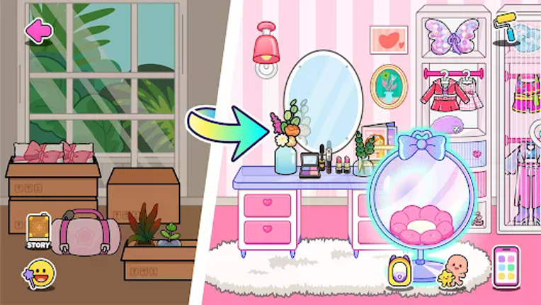 Aha World: Doll Dress-Up Game Image