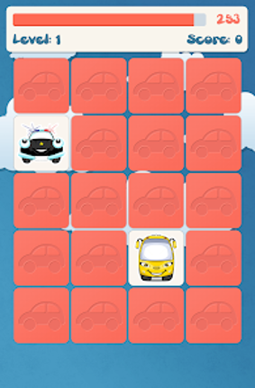Cars memory game for kids Image