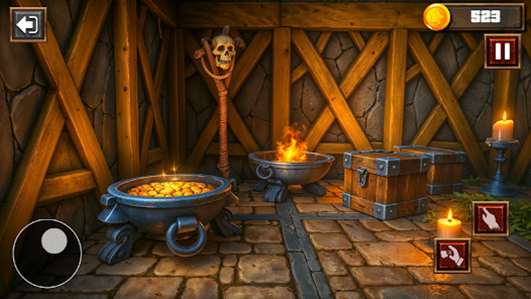 Scary Skeleton Granny Game 3D Image