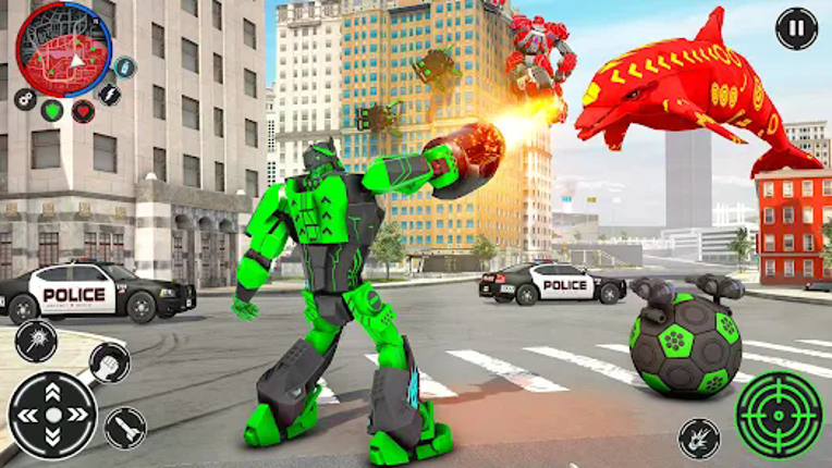 Dolphin Robot Transform Wars Image