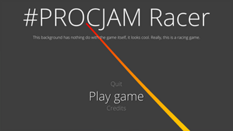 #PROCJAM Racer screenshot
