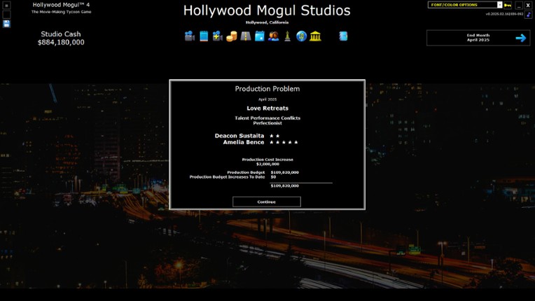 Hollywood Mogul 4 screenshot