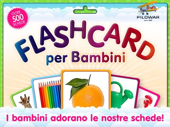 Italian Flashcards for Kids Pro - Learn My First Words with Child Development Flash Cards screenshot