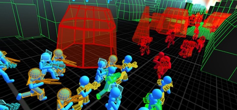 Stickman Simulator: Neon Tanks screenshot