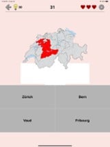 Swiss Cantons - Map &amp; Capitals Image