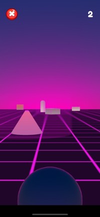 Vaporwave Race 3D - Watch Game screenshot