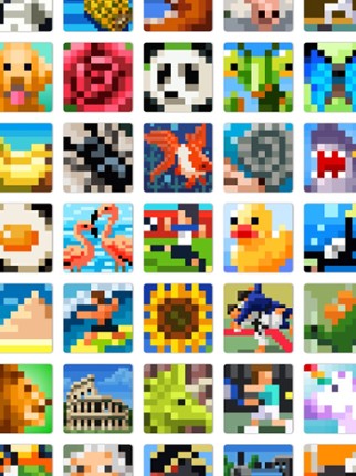 Bead Art - Coloring Puzzle - Image