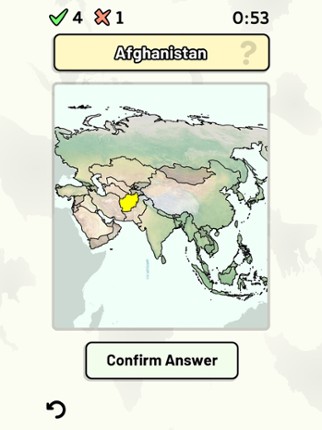 Countries of Asia Quiz Image