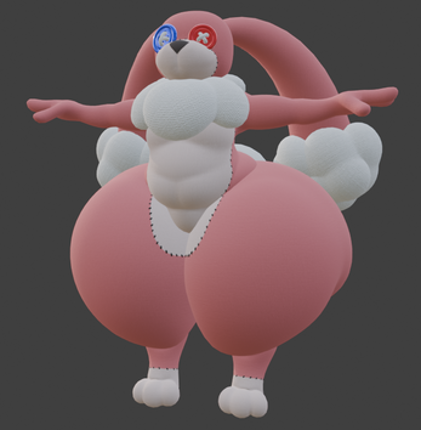 DayrionPlush(Blend+VRC) Image
