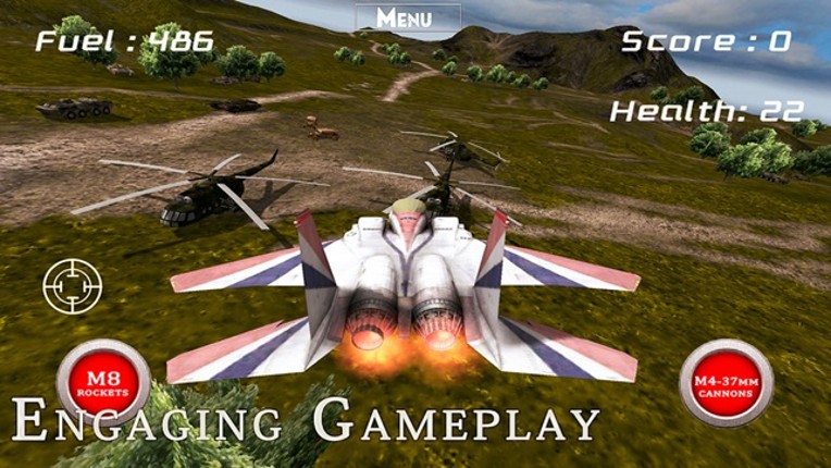 F-22 Raptor - Combat Flight Simulator of Infinite Airplane Hunter Image