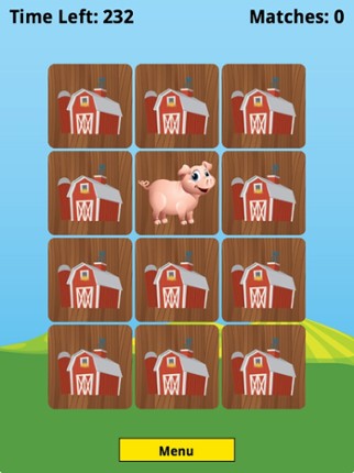 Farm Animal Picture Match Image