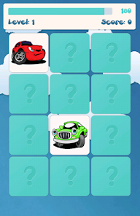 Cars memory game for kids Image