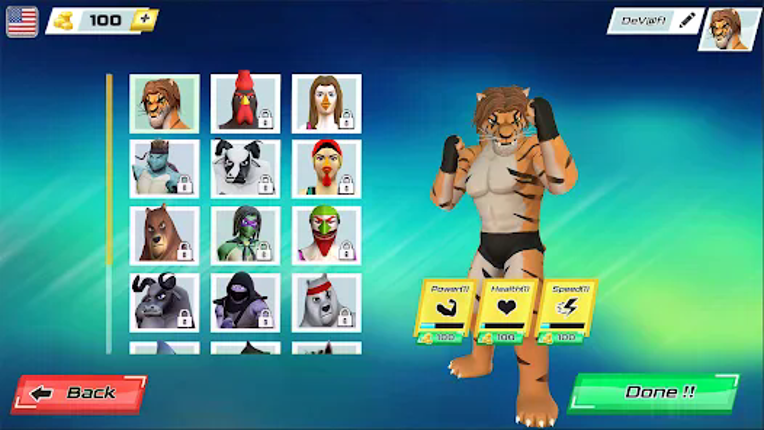 Kung Fu Animal: Fighting Games screenshot