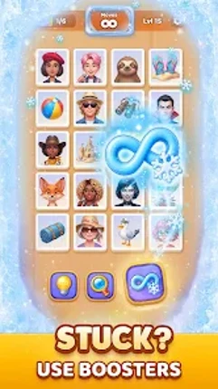 Association Match 4 Emoji Game screenshot