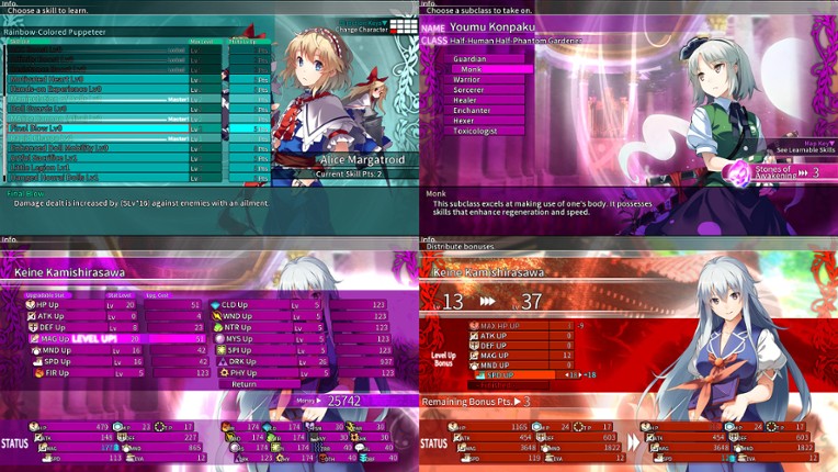 LABYRINTH OF TOUHOU - GENSOKYO AND THE HEAVEN-PIERCING TREE screenshot