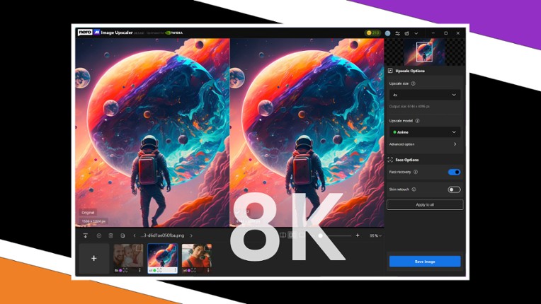 Nero AI Image Upscaler Pro screenshot