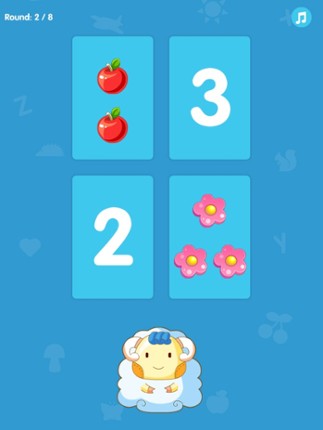 Number Match (Number Flash Cards for Pre-K) - The Yellow Duck Educational Game Series screenshot